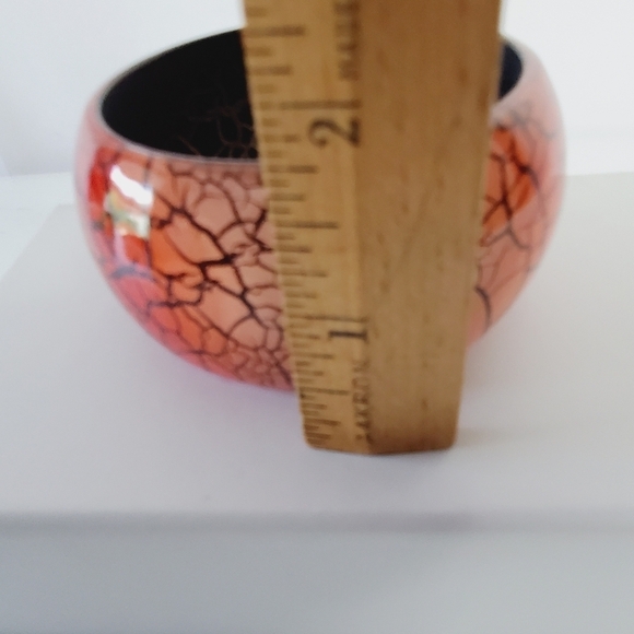 Wide Chunky Bangle Slip-on Abstract Branch Design Bangle - Picture 8 of 9